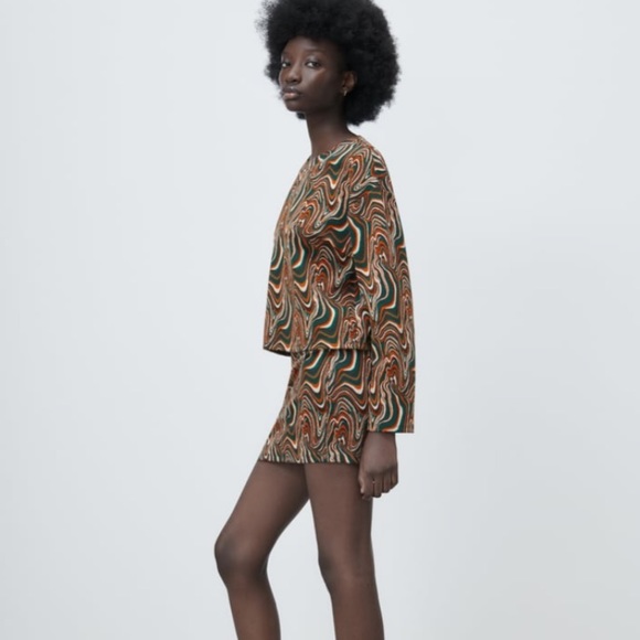 ZARA jacquard sweatshirt size medium - Picture 5 of 9